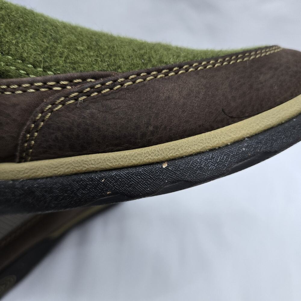 Chaco Women’s Green and Brown Felt Slip-On Clogs - Picture 11 of 12